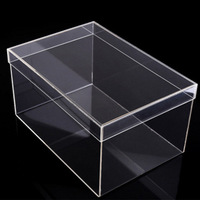 Boîte en acrylique avec couvercle coulissant, boîte en perspex transparente personnalisée, boîte en acrylique avec couvercle supérieur, boîte de rangement en acrylique, vitrine avec couvercle