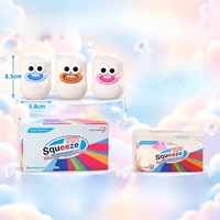 Jouet anti-stress à presser en forme de cube de cuivre fait main, souple et croustillant, rafraîchissant