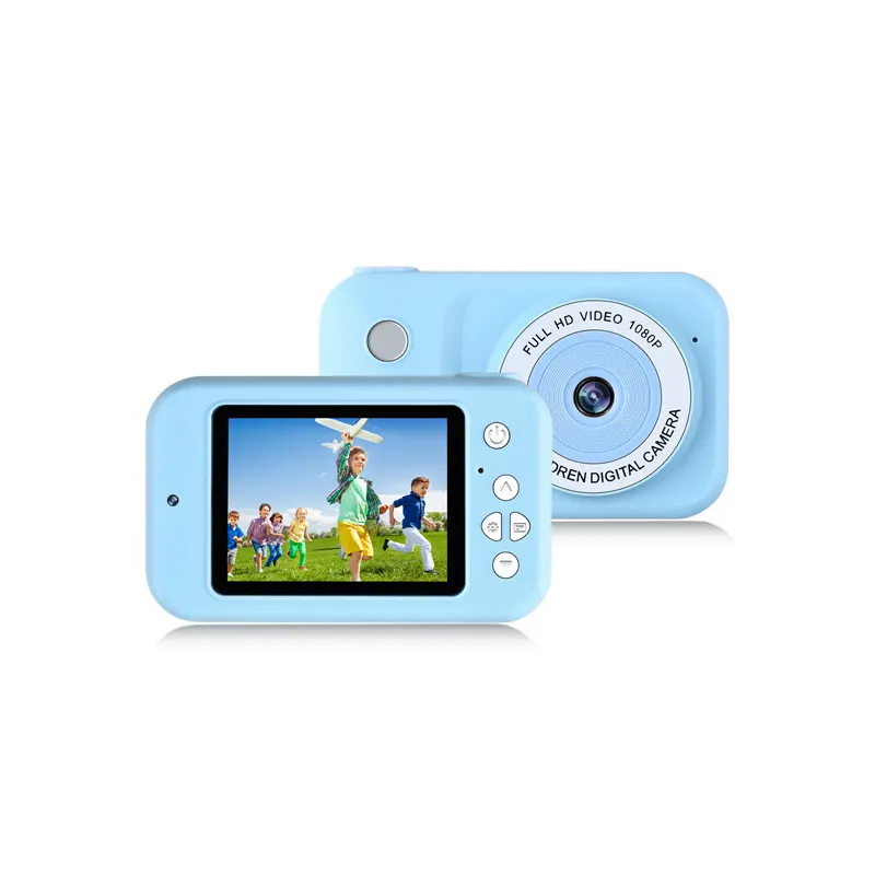 핫 세일 도매 Y2 고화질 듀얼 어린이 카메라 사진 비디오 게임 미니 아이 카메라를 선물로 걸릴 수 있습니다