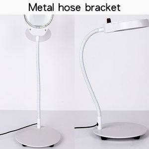 Lampu Pembesar Meja dengan Selang Logam Panjang yang Dapat Disesuaikan untuk Membaca atau Memperbaiki Perangkat Elektronik, Dilengkapi Lampu LED - Product Image 6