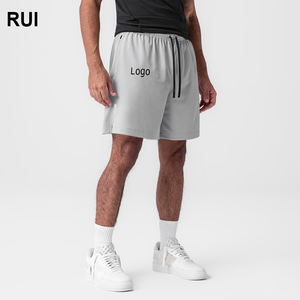 RUIQUWIN, venta al por mayor, pantalones cortos deportivos de secado rápido, pantalones cortos de playa transpirables, pantalones cortos de baloncesto con bolsillo y cremallera para hombre - Product Image 1