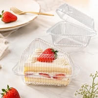 Fabricant de boîtes à gâteaux en forme de tranche, conteneur à clapet personnalisé pour tarte, cheesecake et pâtisserie