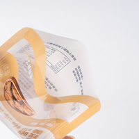 Sac d'emballage alimentaire en plastique plat, mat, épais, thermoscellé, de qualité alimentaire, robuste, pour fruits secs, noix et produits comestibles