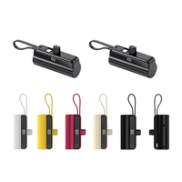 Mini Capsule 22,5W Charge Rapide Portable Extérieur Batterie Externe 10000mAh Affichage Numérique avec Câble de Charge Inclus