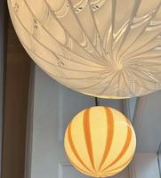 Luminaire suspendu en verre en forme de boule de bonbons de cirque au design moderne, nouveauté pour la chambre des enfants