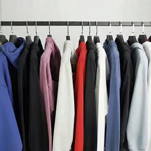 Puff Printing Oversized Unisex Fit Solid Blank 420gsm 100% Cotton Fleece <b>Men</b> <b>Pullover</b> Hoodies Anti-Pilling High Quality Long - Product Image 2