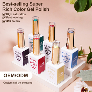 RS Nail Wholesale - Juego de Esmalte de <span class=keywords><strong>Uñas</strong></span> en Gel UV de 15 ml SIN HEMA con Logotipo Personalizado, Fabricación de Marca Privada, Esmalte de Gel de Color Súper Intenso - Product Image 2