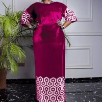 Haute qualité moulante nuit fête robes musulmanes grande taille robe en velours longue tunique robe moulante