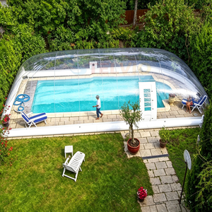 Cubierta Inflable para <span class=keywords><strong>Piscina</strong></span> de PVC Resistente, Domo Inflable Transparente Portátil, Carpa Inflable para <span class=keywords><strong>Piscina</strong></span>, Accesorios para <span class=keywords><strong>Piscina</strong></span> - Product Image 1