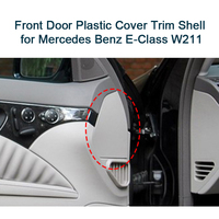 A2117270148 Accessoires automobiles, panneau de couverture en plastique de porte avant intérieure de voiture, garniture de coque pour Mercedes Benz W211 Classe E E320 E350 E400