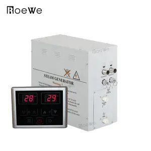 Portable Electric Steam Shower Generator 15kw Digital Control Panel for 4 People 4.5kw Steam Bath for Home hotel use steam cabin