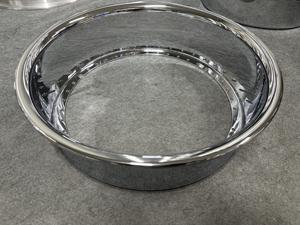 Op maat gemaakte chroom 3-delige chroom lip aluminium gesmede velg buitenlip gesmede lichtmetalen velgen driedelig - Product Image 5