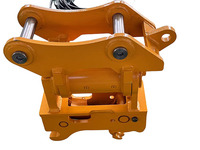 Attache rapide inclinable à 180 degrés pour chargeuse-pelleteuse compatible avec JCB 3CX 3DX Case 580 CAT 420, attache rapide hydraulique