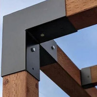 ที่ทันสมัยที่ดีที่สุดสนามหลังบ้านสมอยึด Shade Arch อลูมิเนียม Pergola ชุดสำหรับขายอลูมิเนียม Pergola