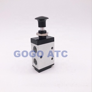 Chất lượng cao gogoatc khí nén 3/2 cách không khí tay đòn bẩy van 3l410-15 3r410-15 1/2 inch BSP <span class=keywords><strong>Push</strong></span>-<span class=keywords><strong>Pull</strong></span> Van điều khiển bằng tay - Product Image 4