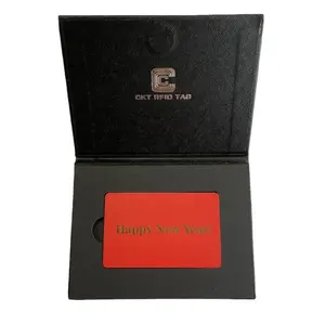 Emballage de boîte-cadeau premium imprimé personnalisé pour carte de visite NFC