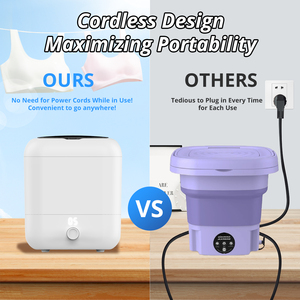 Portable Wireless 5L Mini <b>Washing</b> <b>Machine</b> for Intimate Apparel - Long-lasting Performance Bestseller Loved by Customers Abroad M - Product Image 2