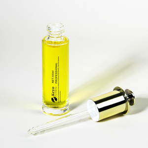 Sang Trọng 1Oz Thủy Tinh Huyết Thanh Chai Với Nắp Vàng 30Ml Rỗng Chăm sóc Da Và Tóc Dầu Bao Bì Đẩy Thiết Kế Nhỏ Giọt - Product Image 6