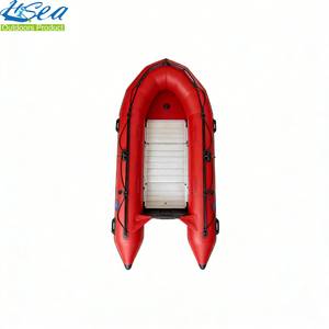 Bote Inflable de Pesca de PVC de 320 cm (12 pies) para 6 Personas, Personalizado en China, con Piso de Aluminio para Mar y Océano - Product Image 4