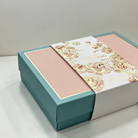 Fournisseur direct d'usine : Emballage en papier de style tendance, bande de finition haut de gamme avec dorure à chaud