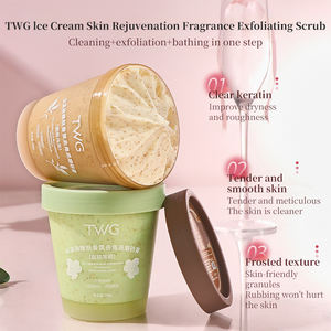 TWG RTS Es Krim Peremajaan Kulit Aroma Scrub Pengelupas Kulit Aroma Mawar Melati Melembapkan Kulit Memutihkan Kulit Scrub Tubuh - Product Image 4