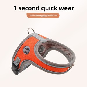 Set di Guinzaglio e Pettorina per Cani Stile Sella Sportiva di Lusso, Facile da Indossare, Riflettente, con Fibbia Anti-Esplosione per Cani di Piccola e Media Taglia - Product Image 5