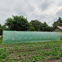 Serre tunnel portable de 12x3x2m pour jardin, en acier galvanisé, écologique, pour culture hydroponique moderne – Vente en gros