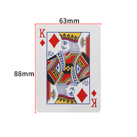 Jeu de 12 cartes à jouer en papier avec logo personnalisé imprimé publicitaire Poker Klondike Solitaire Gin Rummy promotionnel