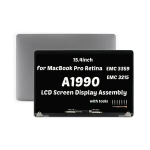 GBOLE New Replacement For MacBook Pro A1990 15" 2018 MR932LL/A Space Gray LCD Screen Display 661-10355 Silver