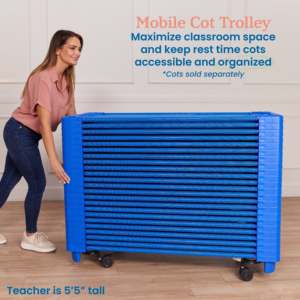 Lit de camp simple Portable <span class=keywords><strong>pour</strong></span> garderie enfants préscolaire pépinière centre d'apprentissage précoce meubles durables <span class=keywords><strong>pour</strong></span> tout-petits empilables <span class=keywords><strong>pour</strong></span> manger - Product Image 4