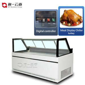 Thương mại Deli truy cập cửa kính hiển thị tươi tủ lạnh thịt máy làm lạnh cho cửa hàng thịt Showcase - Product Image 1