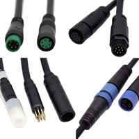 Connecteur étanche M8 M12 M16 M18 M20 3 broches 3 cœurs IP65 IP67 IP68 prise mâle femelle en métal connecteur LED