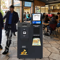 Kiosque de paiement libre-service de 10,1 pouces, prise en charge des pièces et de l'argent liquide, commande automatique, gestion des files d'attente, kiosques d'information, machine de paiement en monnaie
