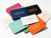 Carte NFC Google Review personnalisée en PVC acrylique CR80, impression offset, haute fréquence NFC213 215 216, carte de visite professionnelle, vente chaude