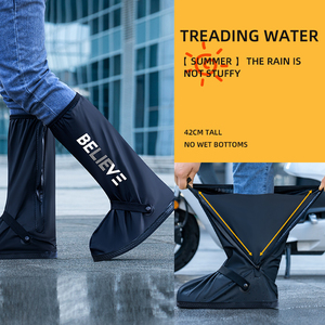 Vendita calda <span class=keywords><strong>stivali</strong></span> <span class=keywords><strong>da</strong></span> <span class=keywords><strong>pioggia</strong></span> In PVC per le donne traspirante leggero riutilizzabile strato impermeabile incorporato per la <span class=keywords><strong>pioggia</strong></span> invernale Anti-scivoloso - Product Image 4