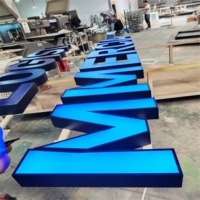 DakeSign Factory Wholesale Custom 3D Frontlit LED Channel Letter Sign Outdoor Illuminated Business Advertising Signboard