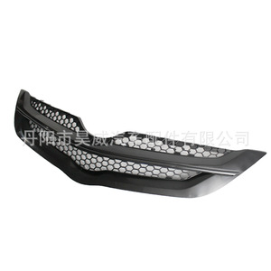 กระจังหน้ารถยนต์โตโยต้า วีออส สีดำทั้งหมด วัสดุ ABS ลายรังผึ้ง รุ่นปี 2007 - Product Image 3