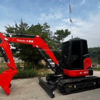 Excavator Mini Kubota KX163-5 Bekas, Thumb Hitam, Asli Jepang, 5.5 Ton, Track Karet, Mini Excavator Kompak 2023, Ready Stock, Harga Murah