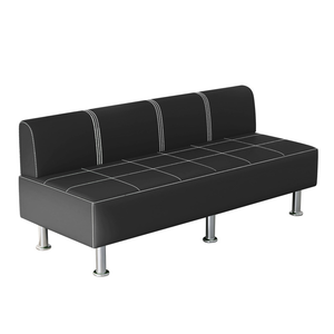 Sillón de Espera para Barbería en Oferta, Sillón de Espera de Cuero Sintético para Sala de Estar, Dormitorio, Centro Comercial, Comedor y Gimnasio - Product Image 4