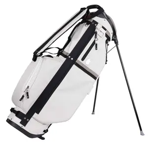 Campione gratuito porta Golf Bag 4 vie divisori ergonomici con supporto 6 tasche, cinturino singolo, cappuccio pioggia