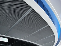 Tôle Métallique Déployée en Aluminium/Acier pour la Décoration de Plafonds et Murs