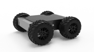 Chasis Robótico Universal con Ruedas Integradas, Batería BMS Integrada, Módulo de Potencia de 500W 24V, Motor Servo, Encoder y Componentes de Freno - Product Image 6