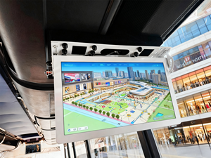 OSK QZ-2151 21.5 inch lật xuống HD <span class=keywords><strong>LCD</strong></span> bus <span class=keywords><strong>Monitor</strong></span> với điều khiển từ xa AV/HD-MI đầu vào 12V 24V Roof Xe Video Màn hình hiển thị - Product Image 6