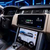 Navegador GPS con Pantalla Táctil Curva Abatible de 12.3 Pulgadas para Land Rover Vogue 2013-2017, Android 13, 8 Núcleos, CarPlay, DSP