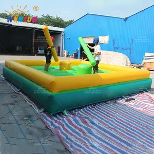 2022 New Gladiator Inflatable Jousting Arena Inflatable Interactive Game For Sale