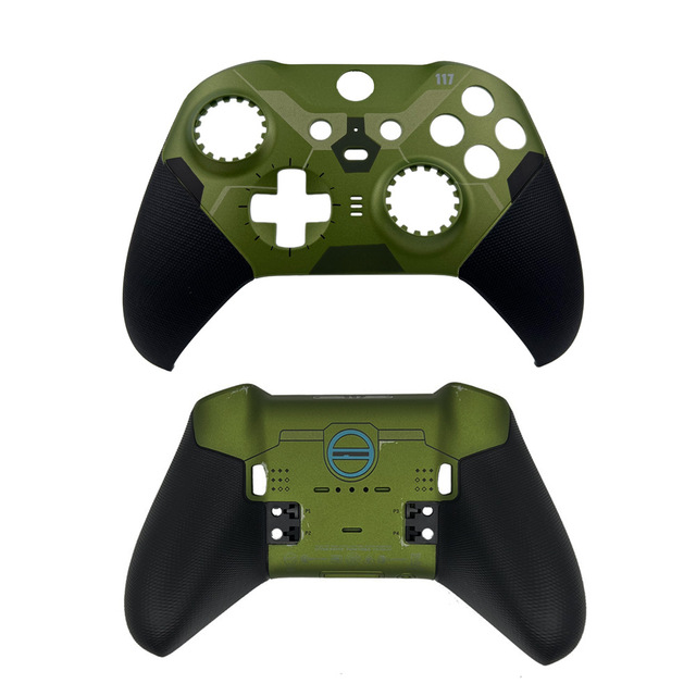 Replacement Surface Cover for Xboxes One Elite 2 Controller Front and Back Handle Shell for XBOXes ONE Elite 2 Gamepad Case