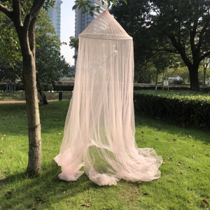Zanzariera a <span class=keywords><strong>baldacchino</strong></span> di lusso rotonda conica di tipo appeso disponibile su ordinazione per il <span class=keywords><strong>letto</strong></span> delle ragazze - Product Image 5