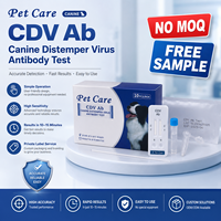 Veterinaire Honden Testkit, Zeer Gevoelig, Hot Selling CPV/CCV/GIA/CRV 4-in-1 Snelle Testkit voor Thuis/Kliniek, Gratis Monster Testkit