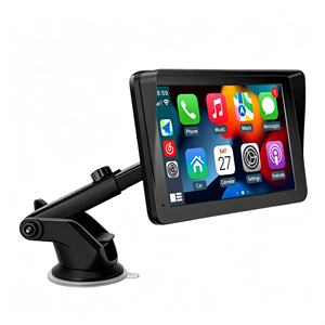 Moniteur de voiture portable, écran de voiture de 7 pouces avec lien miroir, affichage automobile, prise en charge d'Android AUTO, Carplay, écran tactile, autoradio - Product Image 1