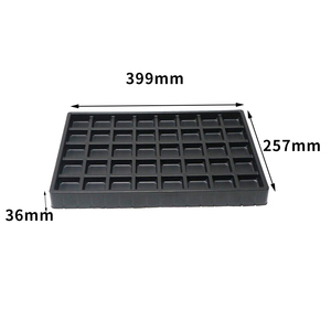 Khay Đóng Gói Vỉ Sô Cô La Tùy Chỉnh <span class=keywords><strong>Thermoformed</strong></span> Nhựa Đen 40 Lỗ PET Kích Thước Tùy Chỉnh Chấp Nhận Thân Thiện Với Môi Trường - Product Image 5